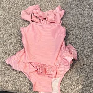 Beaufort Bonnet Pink Ruffled Swimsuit